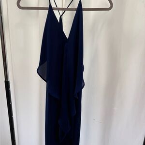 Elegant Royal Blue Women's Dress